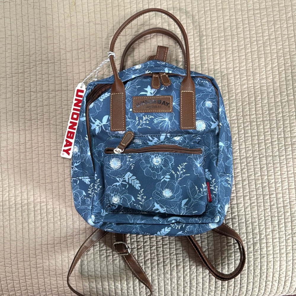 Union Bay small canvas backpack purse nwt
